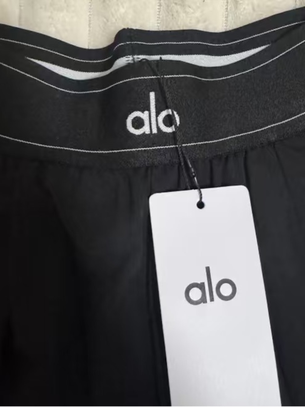 ALO Yoga Black Wide-Leg Lounge Pants - Picture 3 of 4